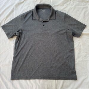 Croft & Barrow Gray Performance Polyester Polo Shirt Men’s Size L
